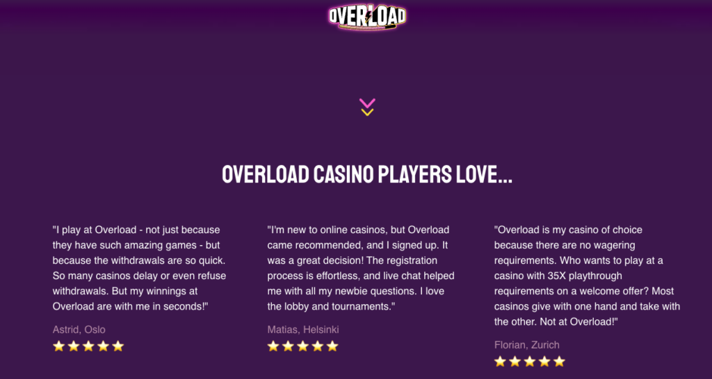 overload casino recensioner 